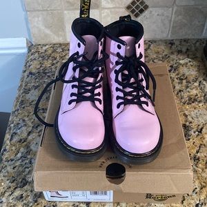 Girls Pale Pink Patent Dr.Martens